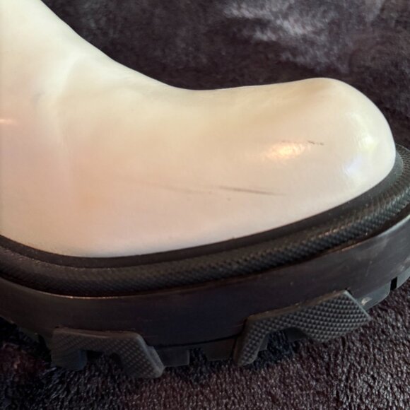 Rag & Bone Black and White Chelsea Boots - Picture 8 of 8